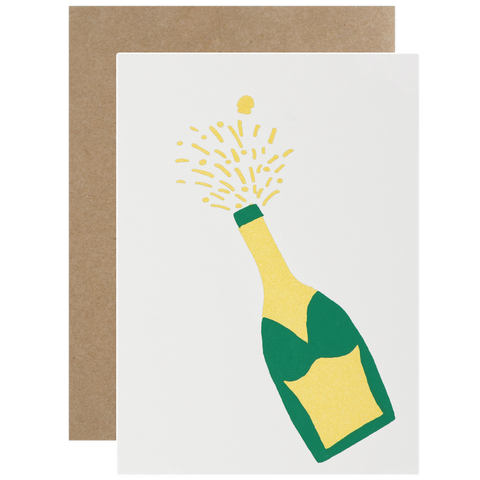 Gold Teeth Brooklyn Champagne Greeting Card 