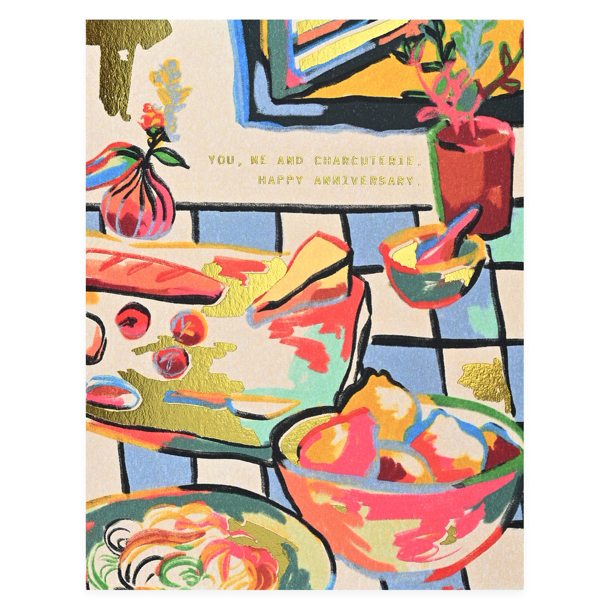 Someday Studio Charcuterie Anniversary Card 
