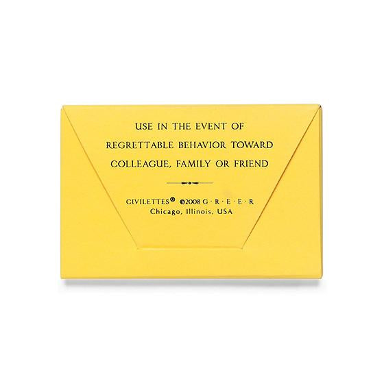 GREERChicago Civilettes Portable Apology Notes 