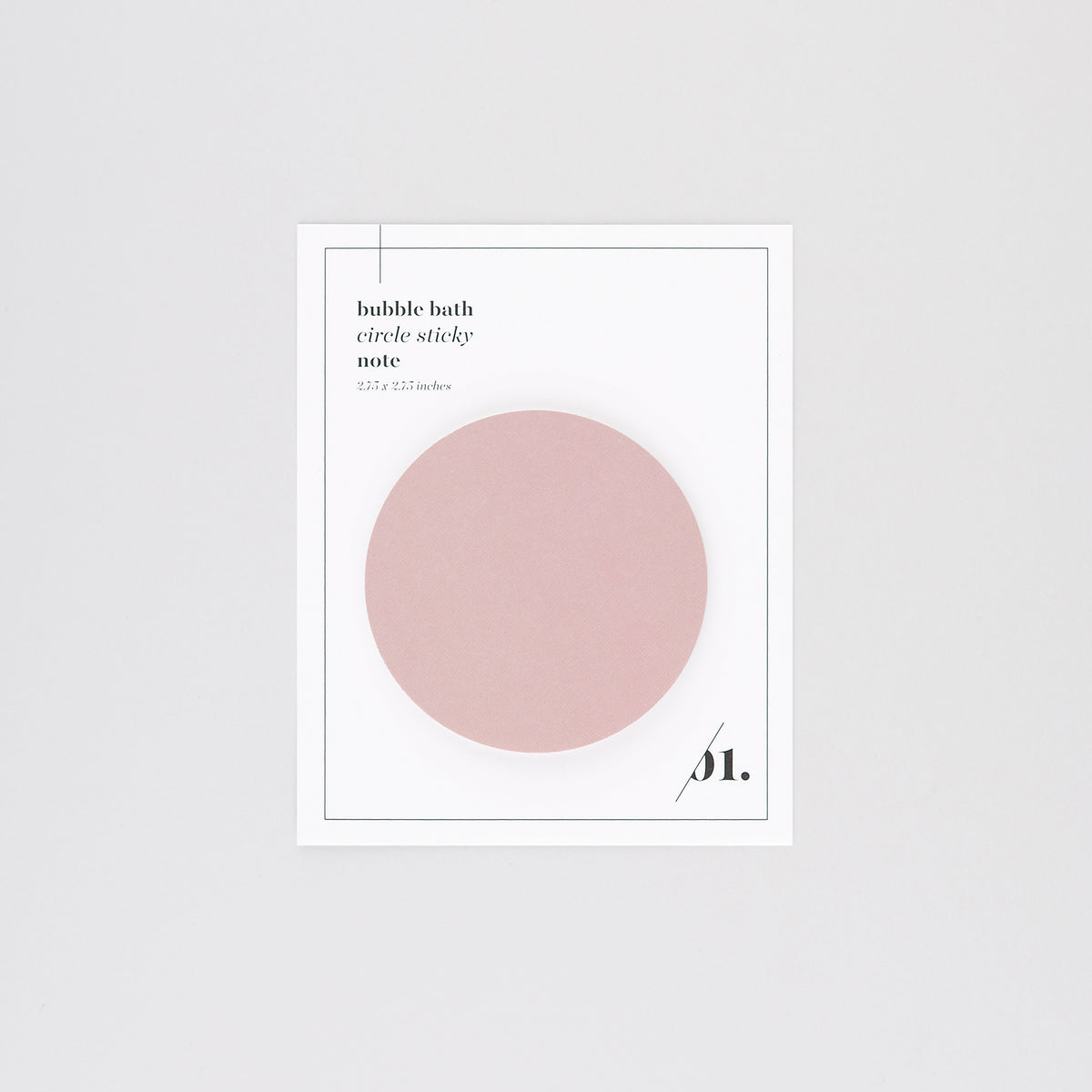Cloth & Paper Circle Sticky Notes | Bubble Bath, Dirty Chai Or Neptune Bubble Bath