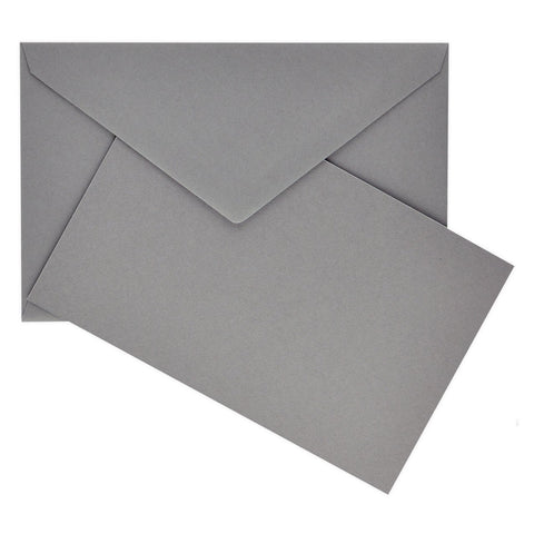 Original Crown Mill Color Vellum Finish Flat Note Cards Boxed Grey