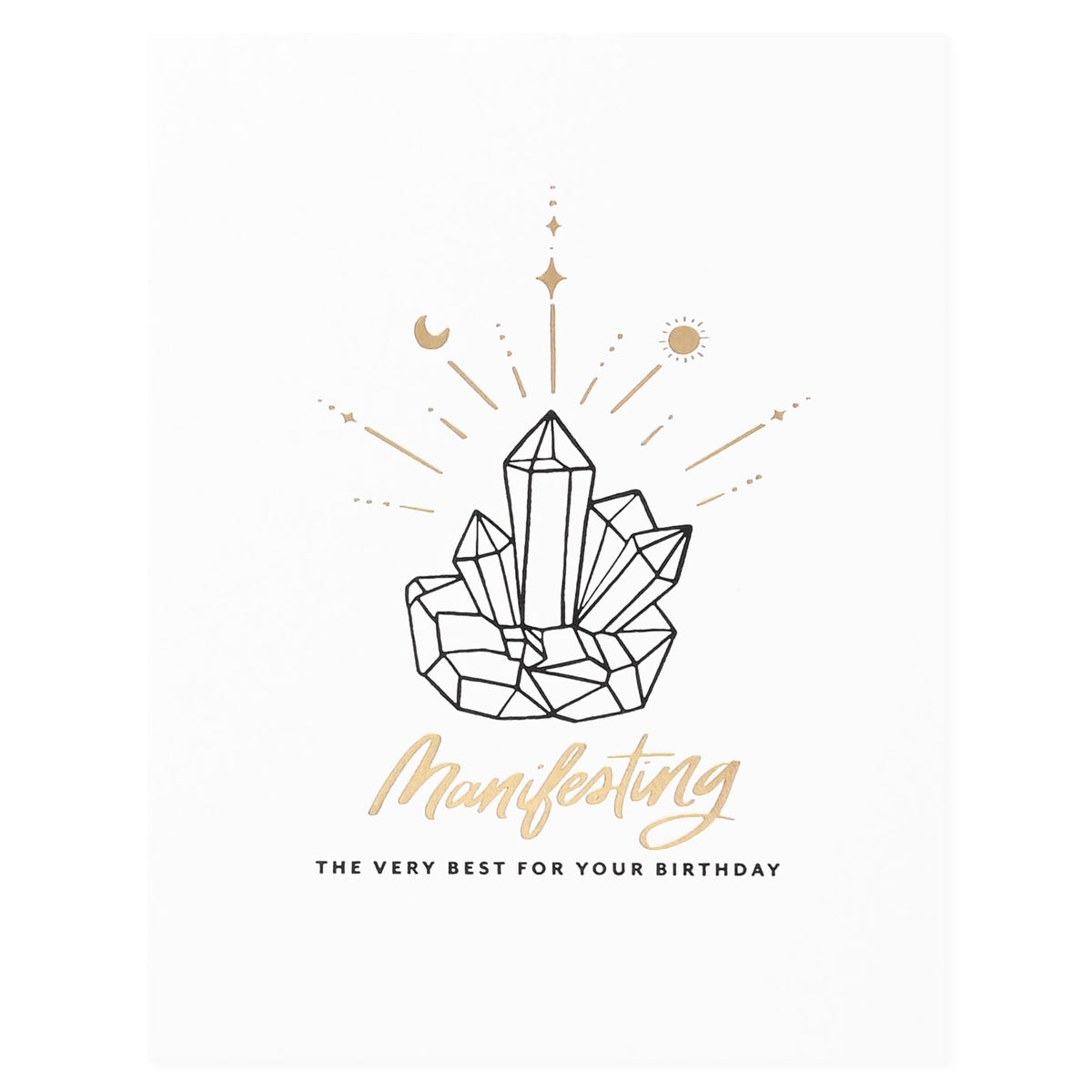 Dahlia Press Manifest Birthday Greeting Card 