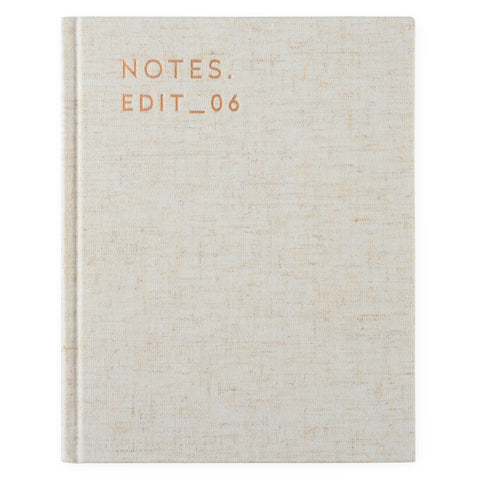 Darling Clementine Darling Clementine Notebook Sand Linen Lined 