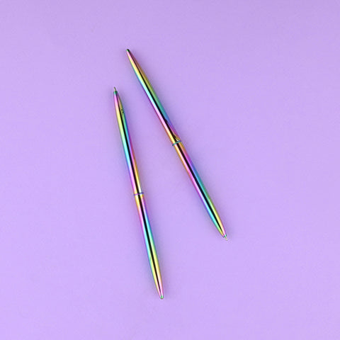Dear Beni Rainbow Slim Ballpoint Pen Set Of Two 