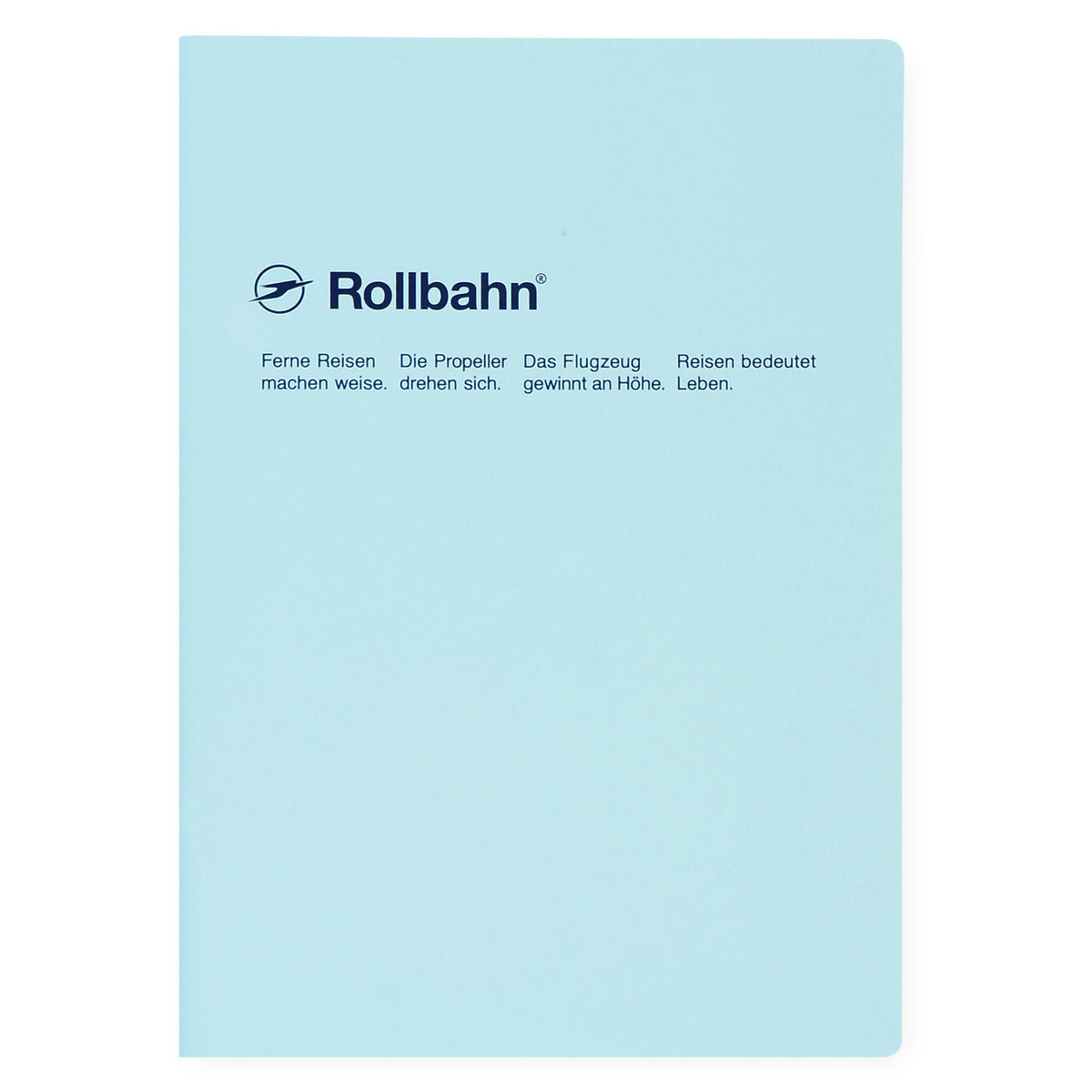 Delfonics Rollbahn "Note" Notebook Pocket, Large, A5 Or Extra Large  | 10 Colors Light Blue / Pocket A6 ( 4 x 6")