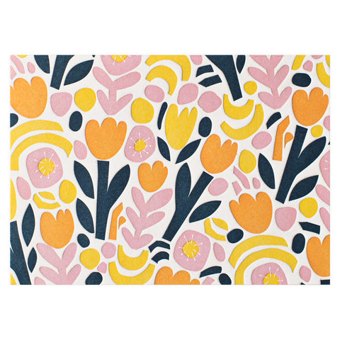 Elum Collage Garden Folded Note Cards Boxed 