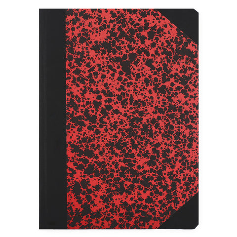 Null Emilio Braga Cloud Print Lined Notebook Red & Black | A7, A6 or A5 