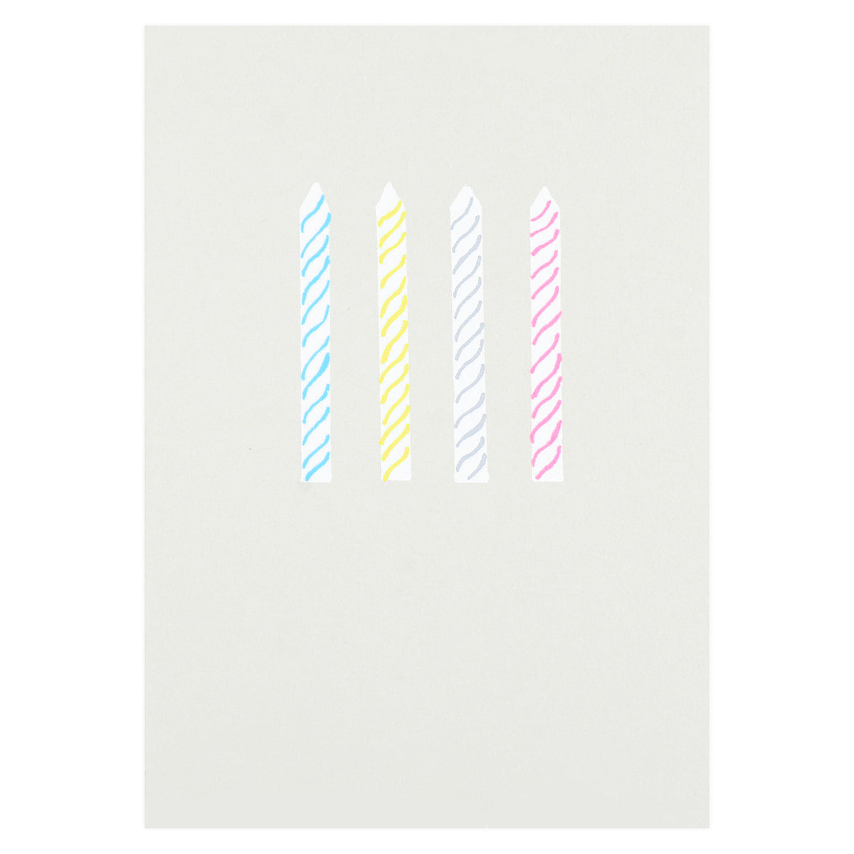 Gold Teeth Brooklyn Birthday Candles Greeting Card 
