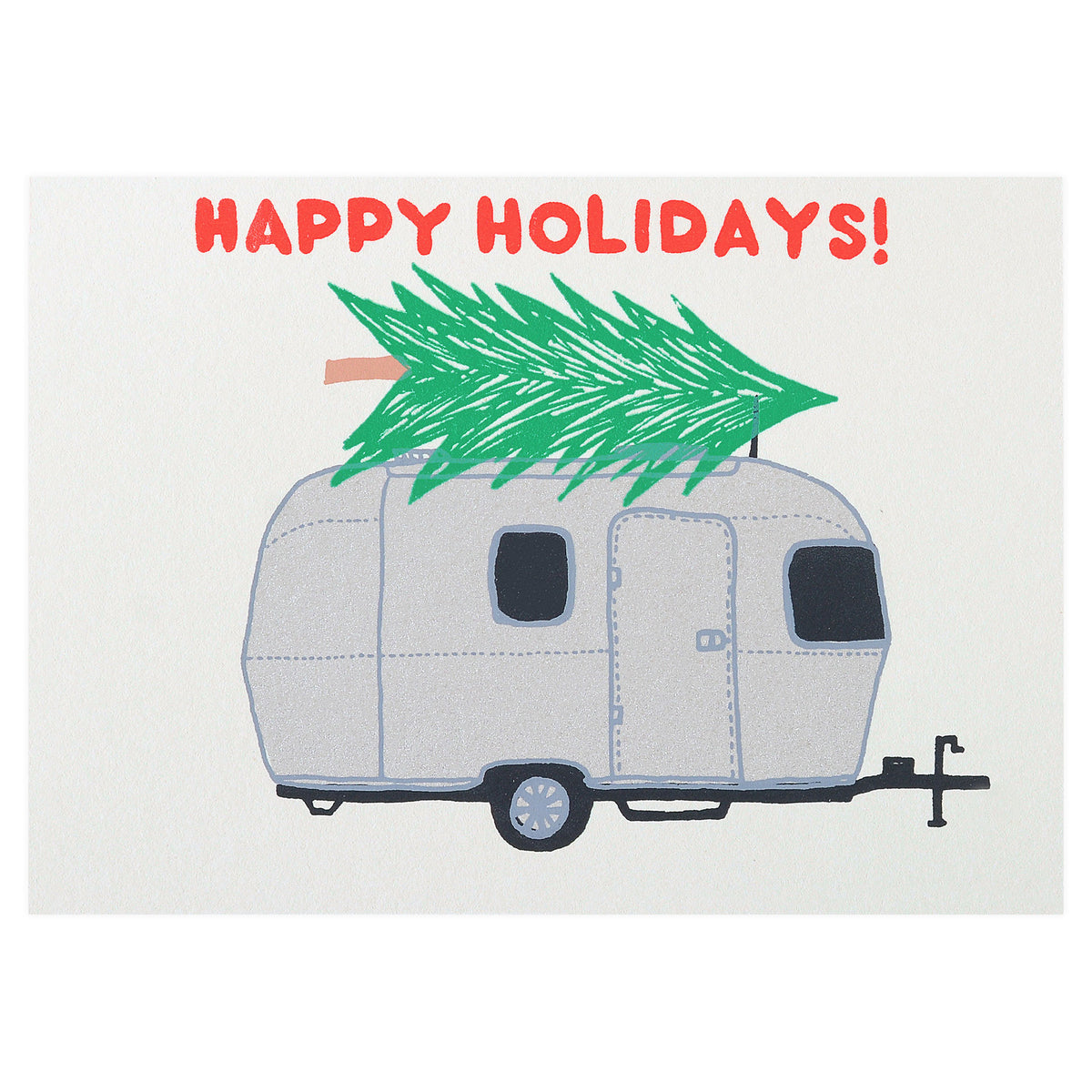 Gold Teeth Brooklyn Happy Holidays Airstream Card 