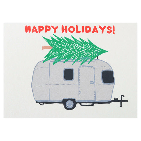 Gold Teeth Brooklyn Happy Holidays Airstream Card 