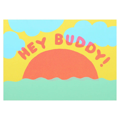 Alphabet Studios Hey Buddy Sunset Greeting Card 