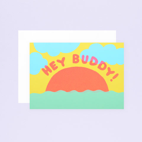 Alphabet Studios Hey Buddy Sunset Greeting Card 