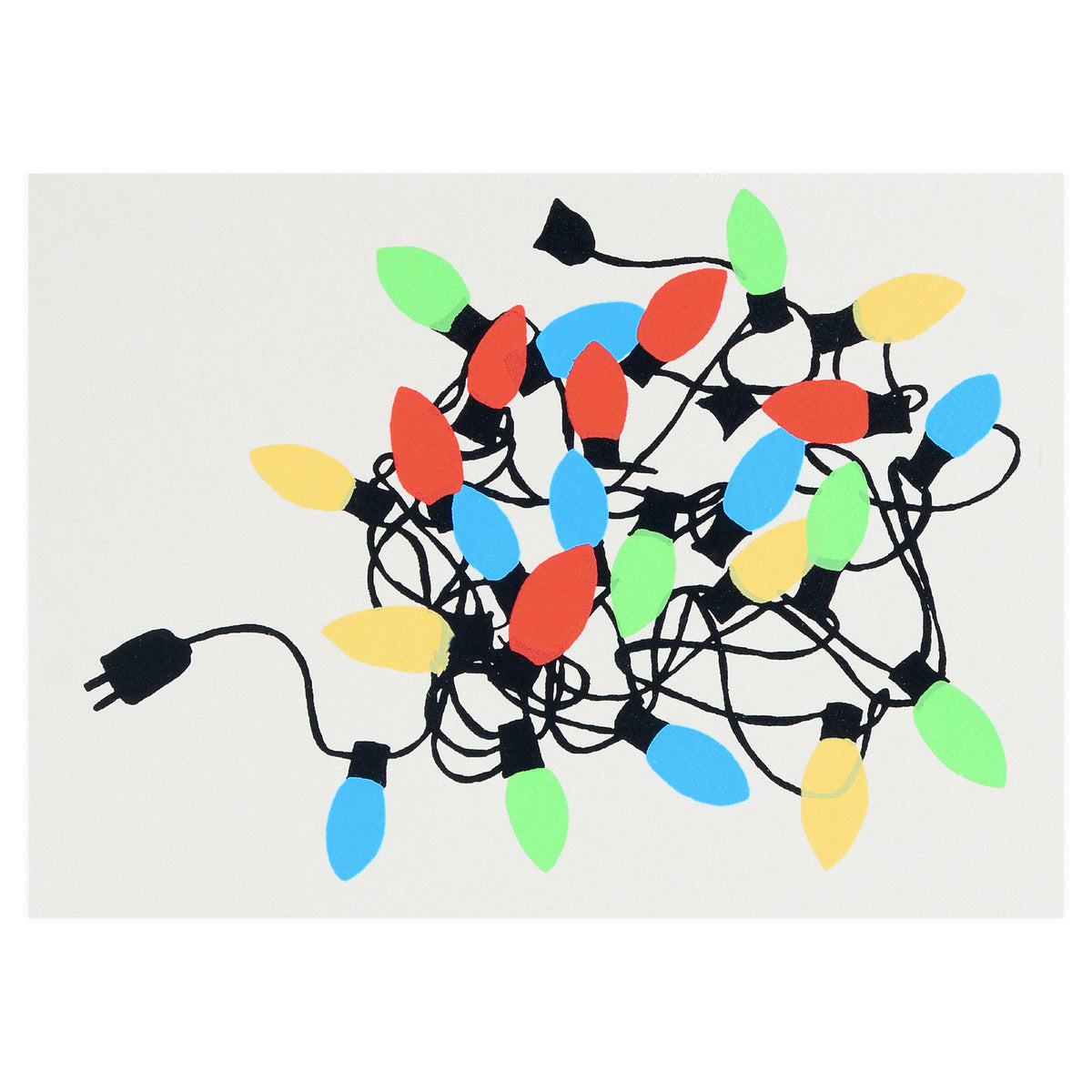 Alphabet Studios Tangled Lights Christmas Card 
