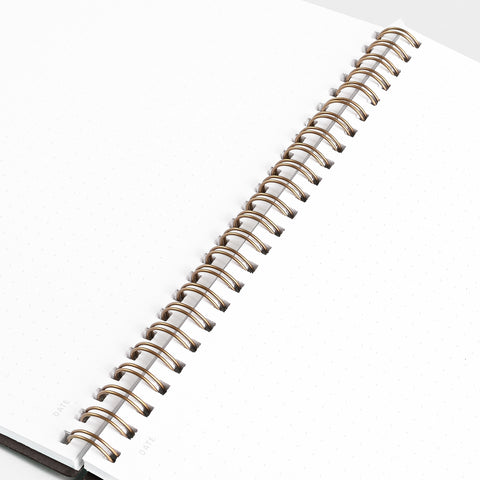 Calepino Greer x Calepino Dot Grid Notebook Chocolate 