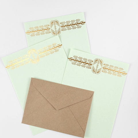 Hammerpress Desert Bloom Letterpress Writing Set 