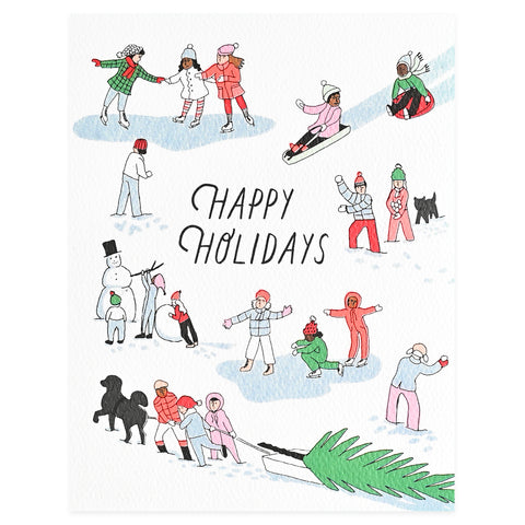 Hartland Cards Snowy Holiday Cards Boxed
