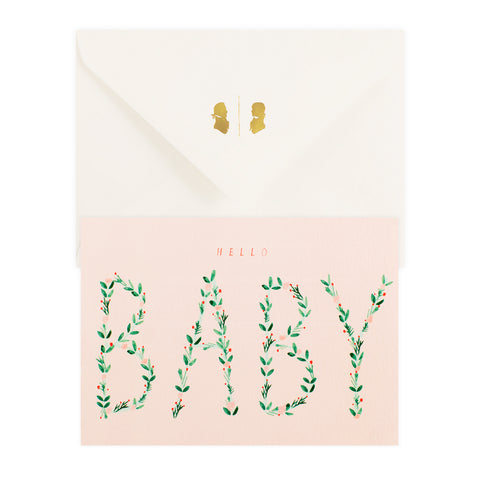 Mr. Boddington's Studio Hello Baby Greeting Card 