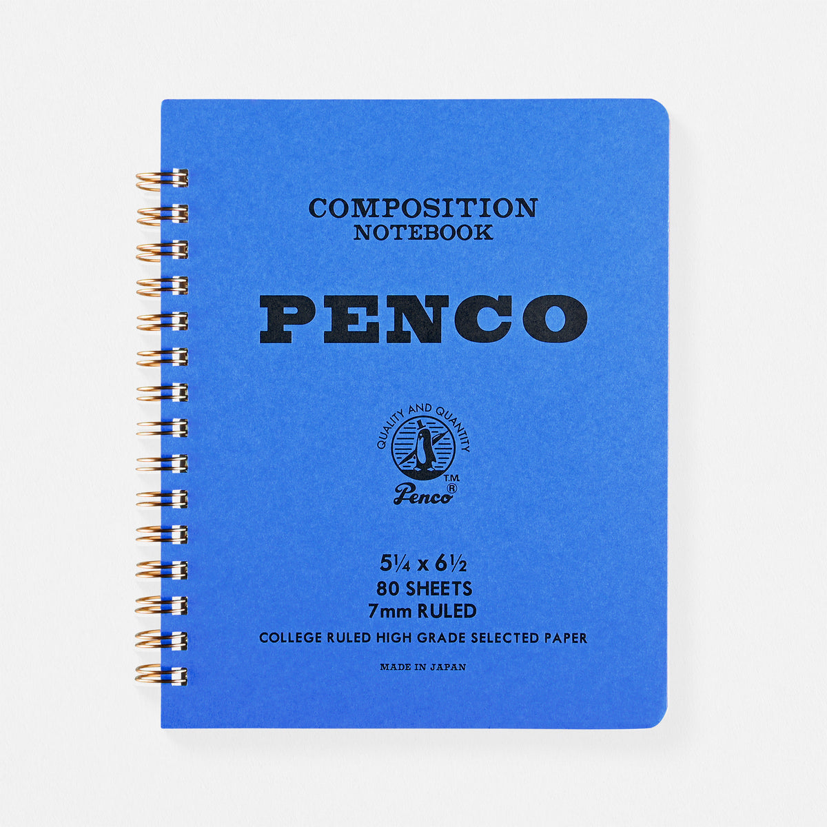 Hightide Penco Coil Composition Notebook 6 Colors | Medium Or Large Medium / Blue