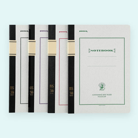 Hightide Penco Foolscap  Notebook B5 | 4 Colors 