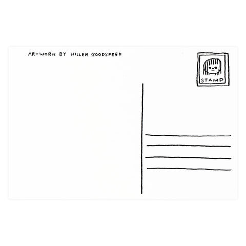 Hiller Goodspeed Double Okays Over Here Postcard 