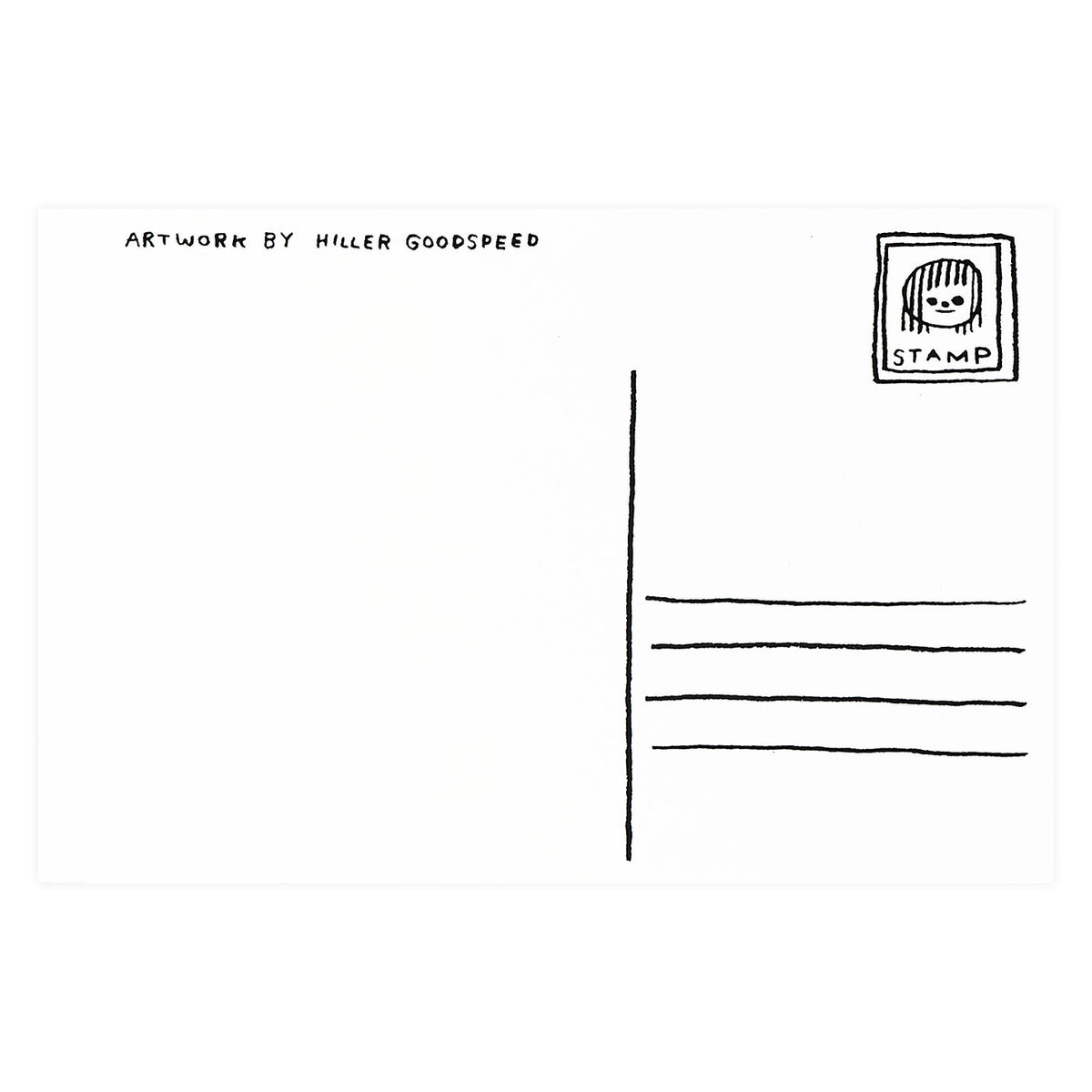 Hiller Goodspeed I Will Do My Best Postcard 