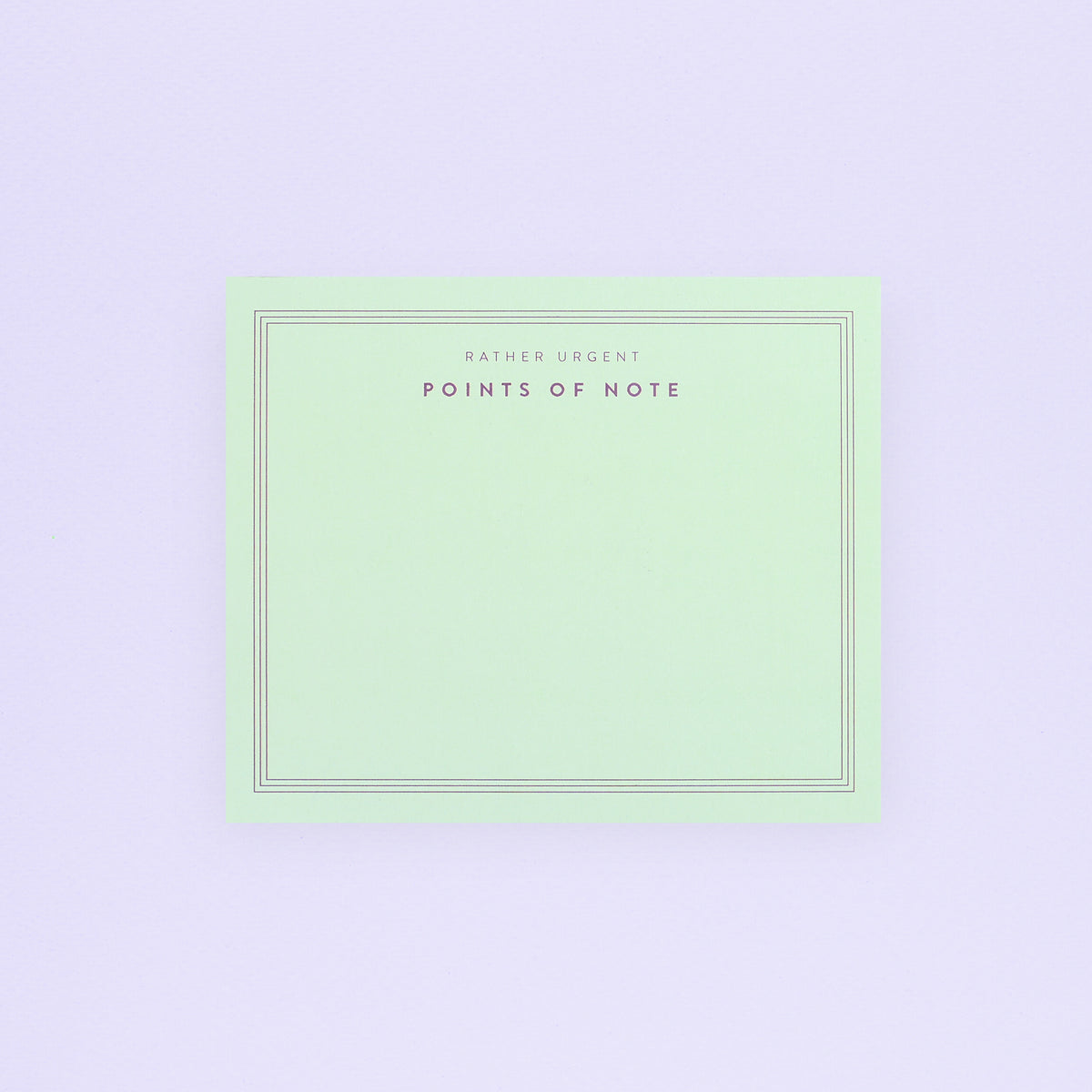 Imogen Owen Vintage Inspired Notepad Green 