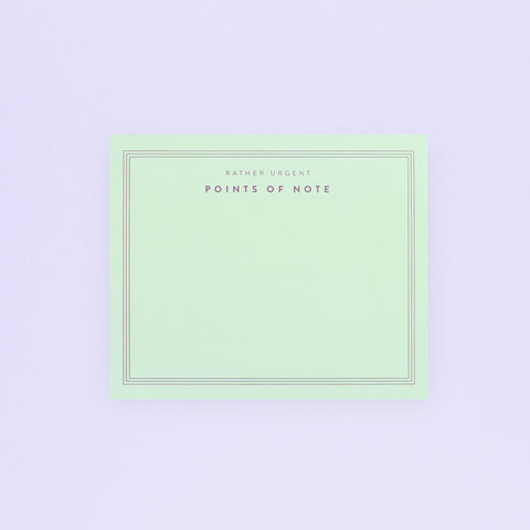 Imogen Owen Vintage Inspired Notepad Green 