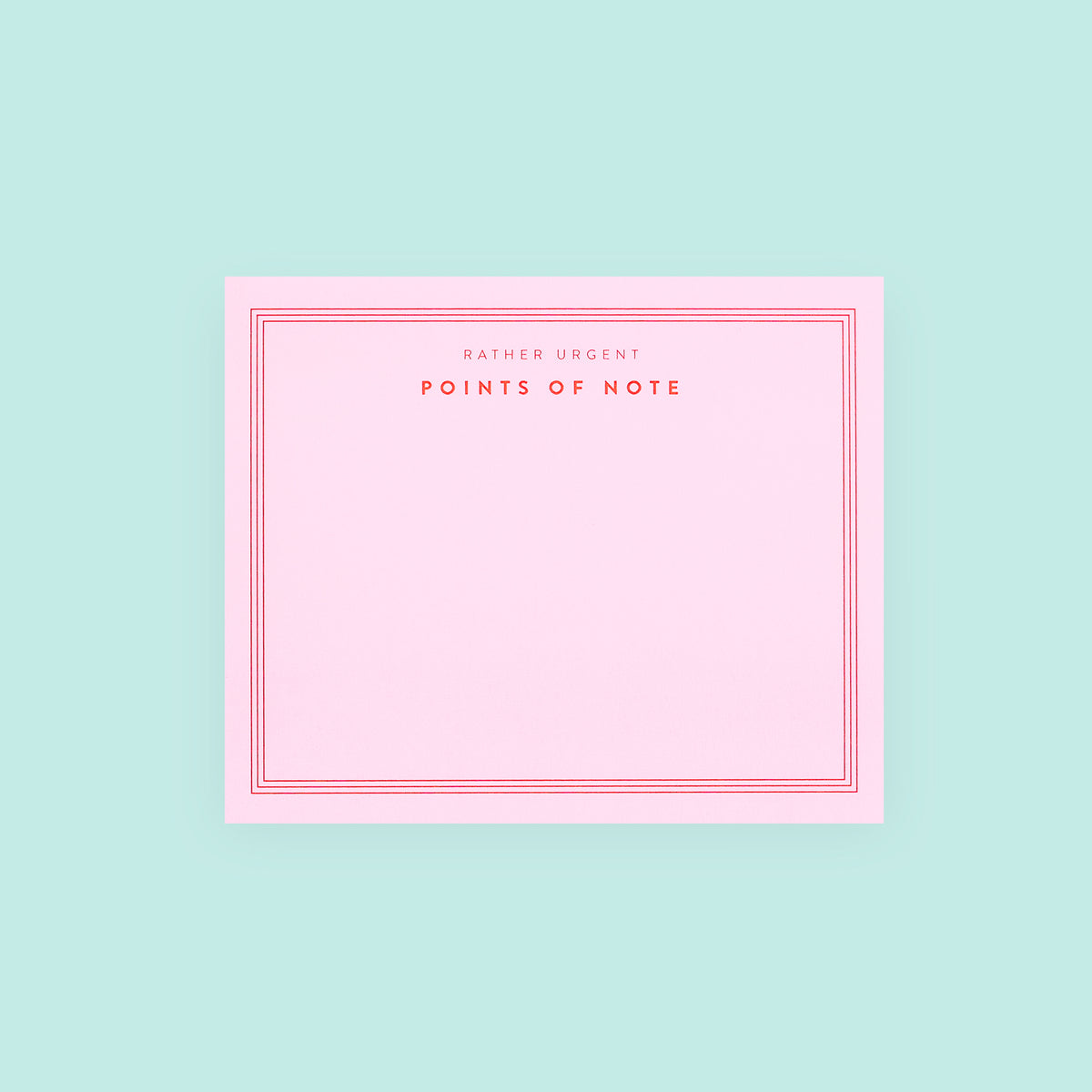 Imogen Owen Vintage Inspired Notepad Pink 