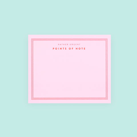 Imogen Owen Vintage Inspired Notepad Pink 