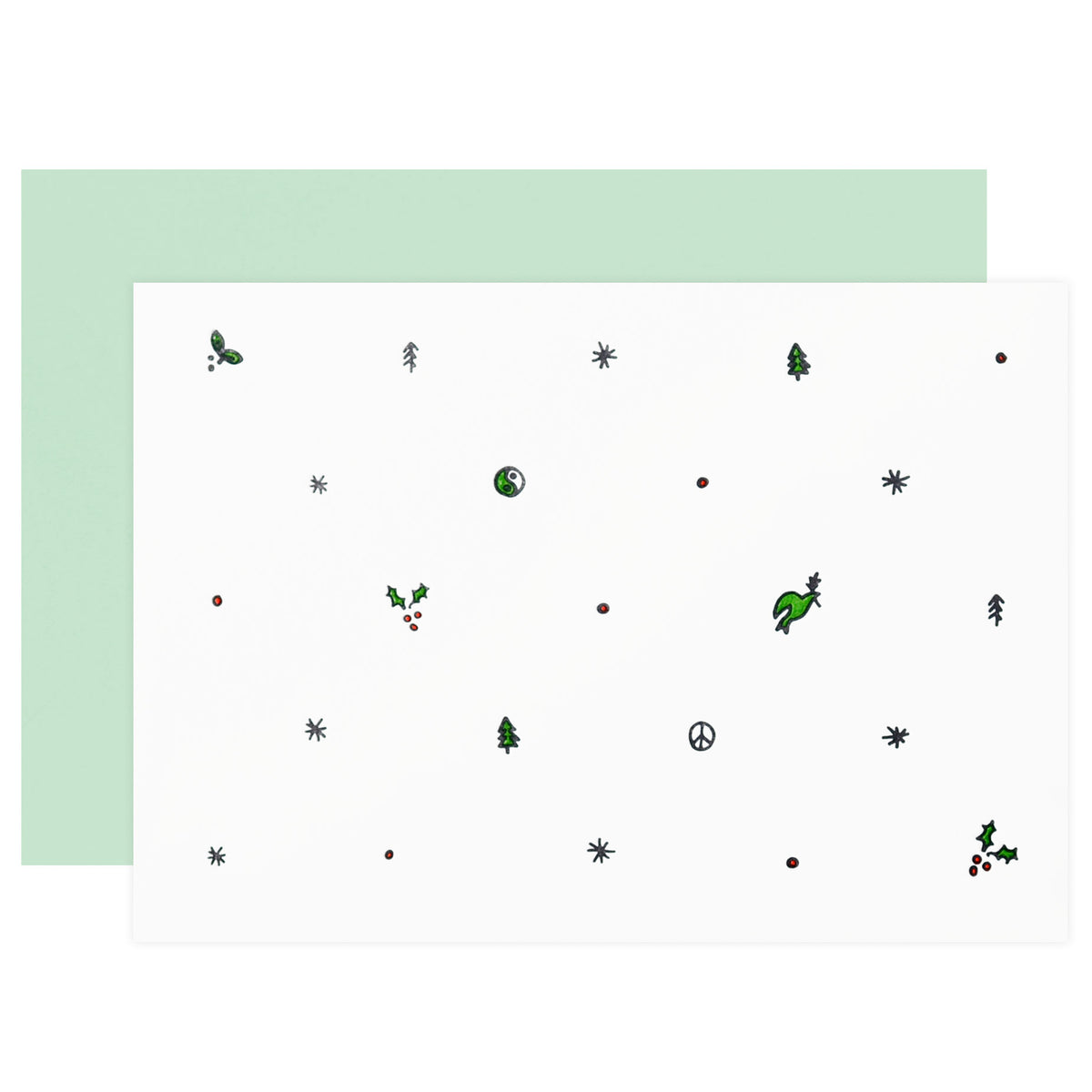 Iron Curtain Press Holiday Pattern Cards Boxed 