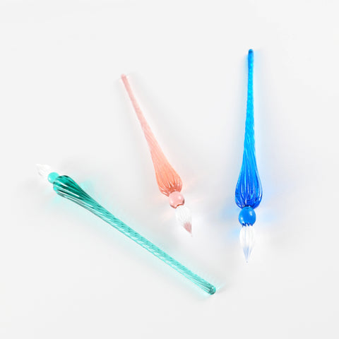 J. Herbin J. Herbin Glass Dip Pen | Emerald Green, Blue, Coral Or Turquoise 