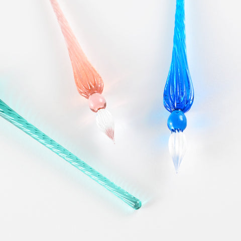 J. Herbin J. Herbin Glass Dip Pen | Emerald Green, Blue, Coral Or Turquoise 