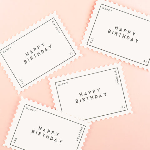 Katie Leamon Happy Birthday Postcard 
