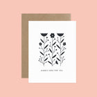 Laura Supnik Always Here for You Sympathy Card 
