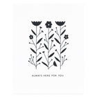 Laura Supnik Always Here for You Sympathy Card 