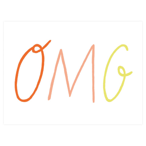 Laura Supnik OMG Greeting Card 