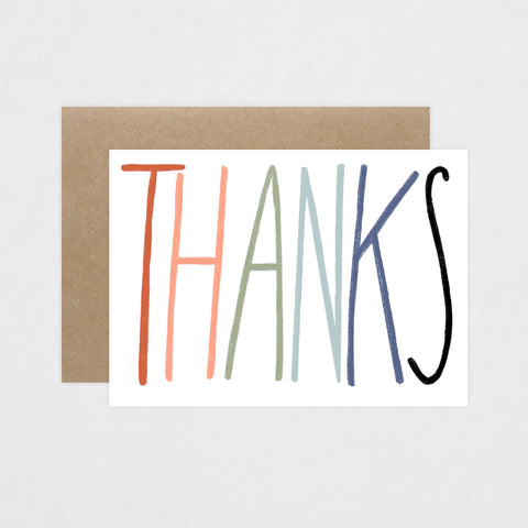 Laura Supnik Thanks Greeting Card 