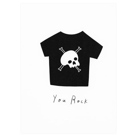 Laura Supnik You Rock Greeting Card 