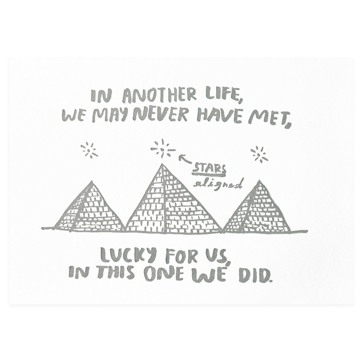People I've Loved Lucky For Us Greeting Card 