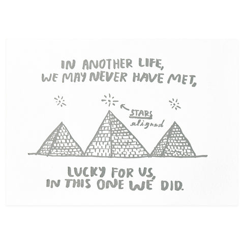 People I've Loved Lucky For Us Greeting Card 