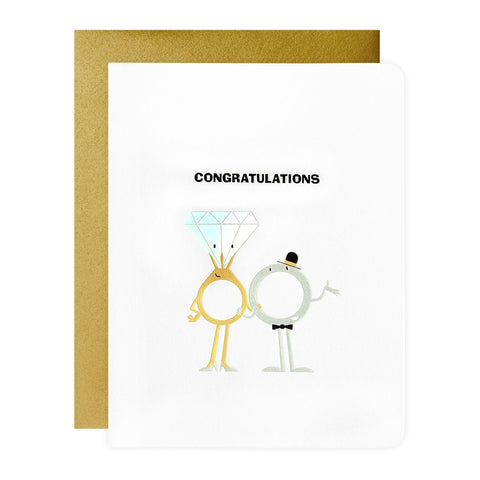 Maginating With This Ring Wedding Card 
