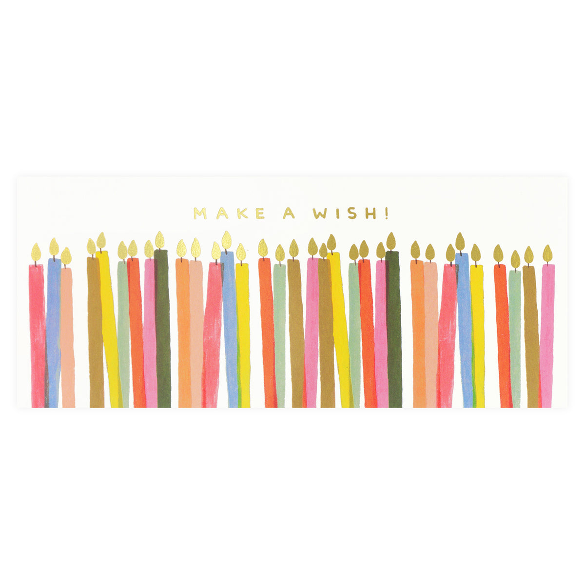 Rifle Paper Co. Make A Wish Candles Birthday Card 