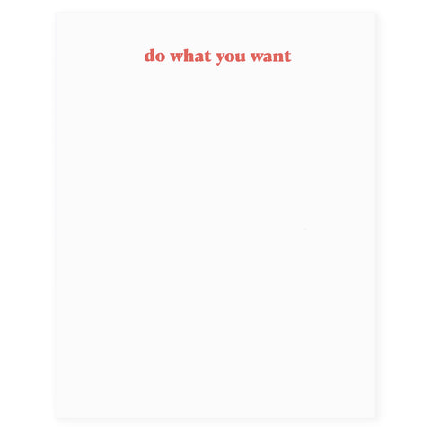 M.C. Pressure Do What You Want Notepad 