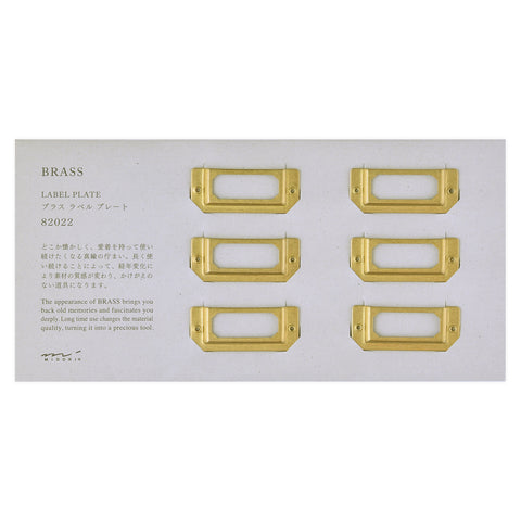 Traveler's Company Traveler's Company Brass Label Plates 