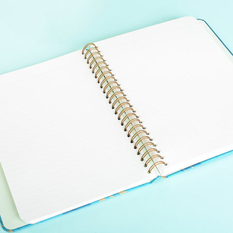 Mossery Wirebound Notebook Night Wolf Ruled 