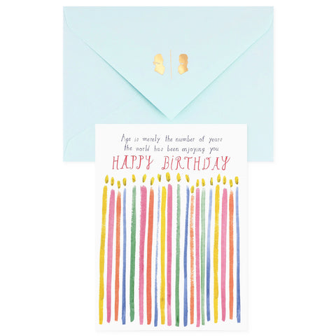Mr. Boddington's Studio Age Is Merely A Number Birthday Card 