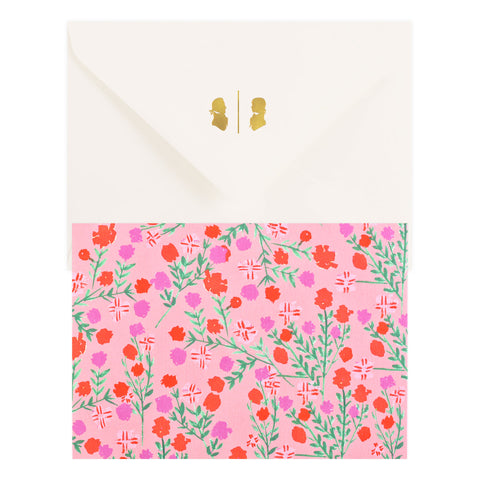 Mr. Boddington's Studio Dahlias Folded Note Cards Boxed 