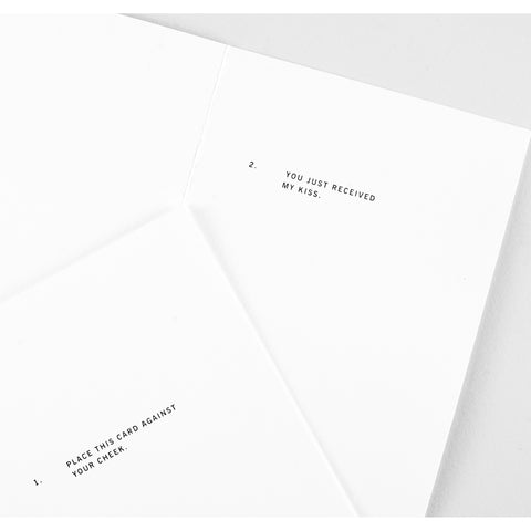 Noat Kiss Greeting Card 