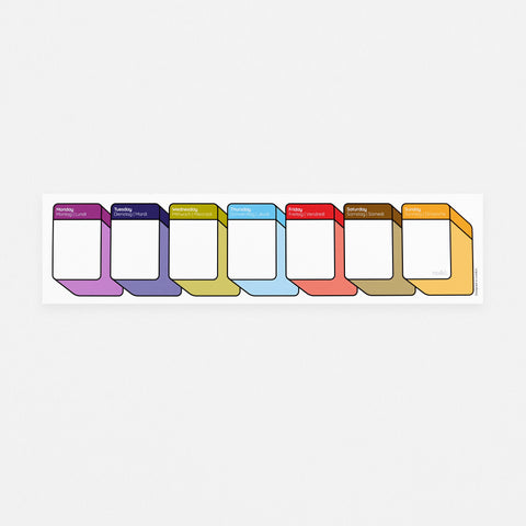 Nolki Mini Week Planner Blocki 