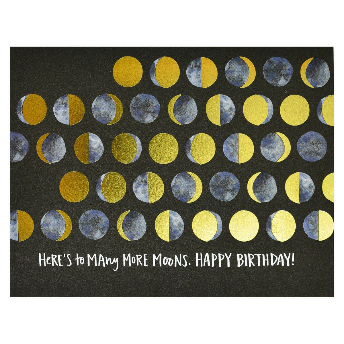 One Canoe Two Many Moons Birthday Card 